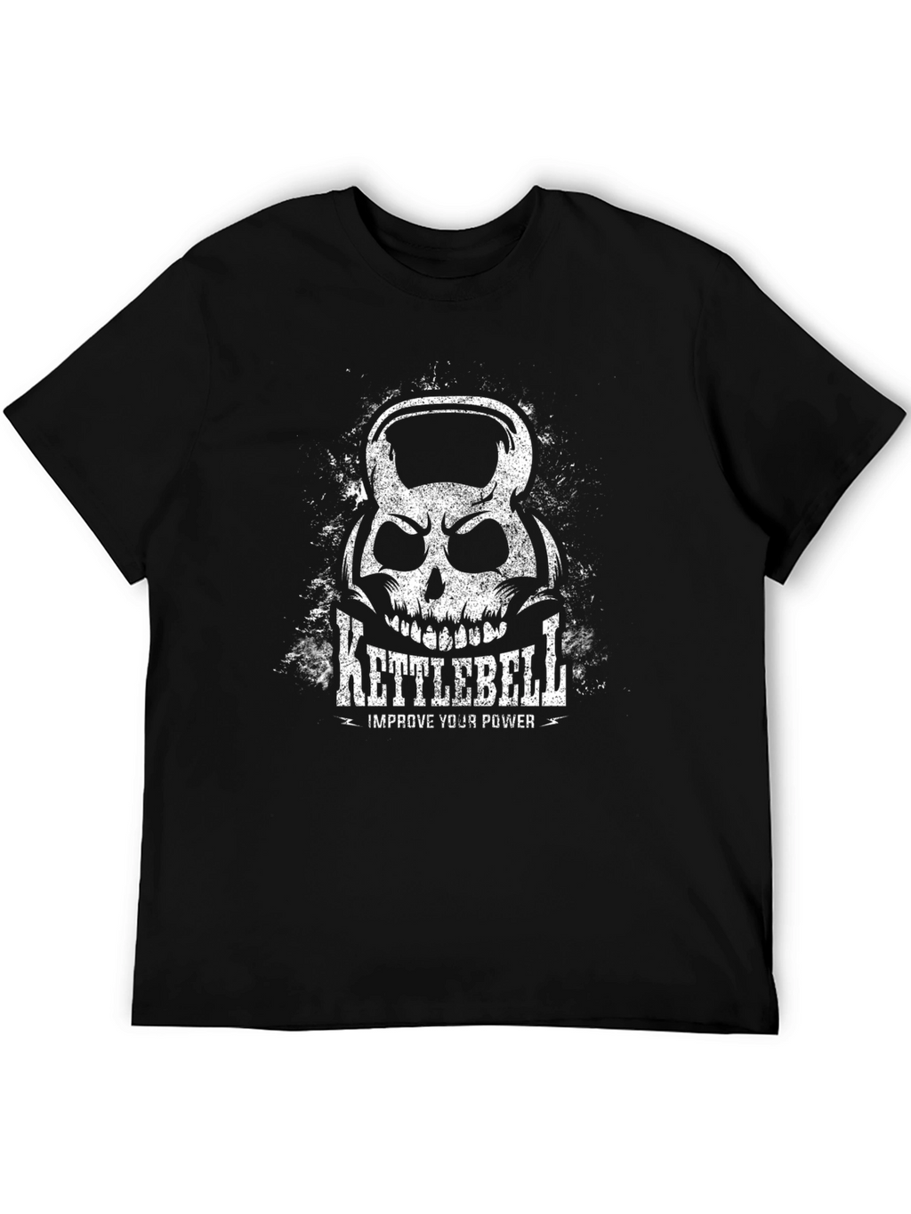 Kettlebell Skull Graphic T-Shirt - Improve Your Power
