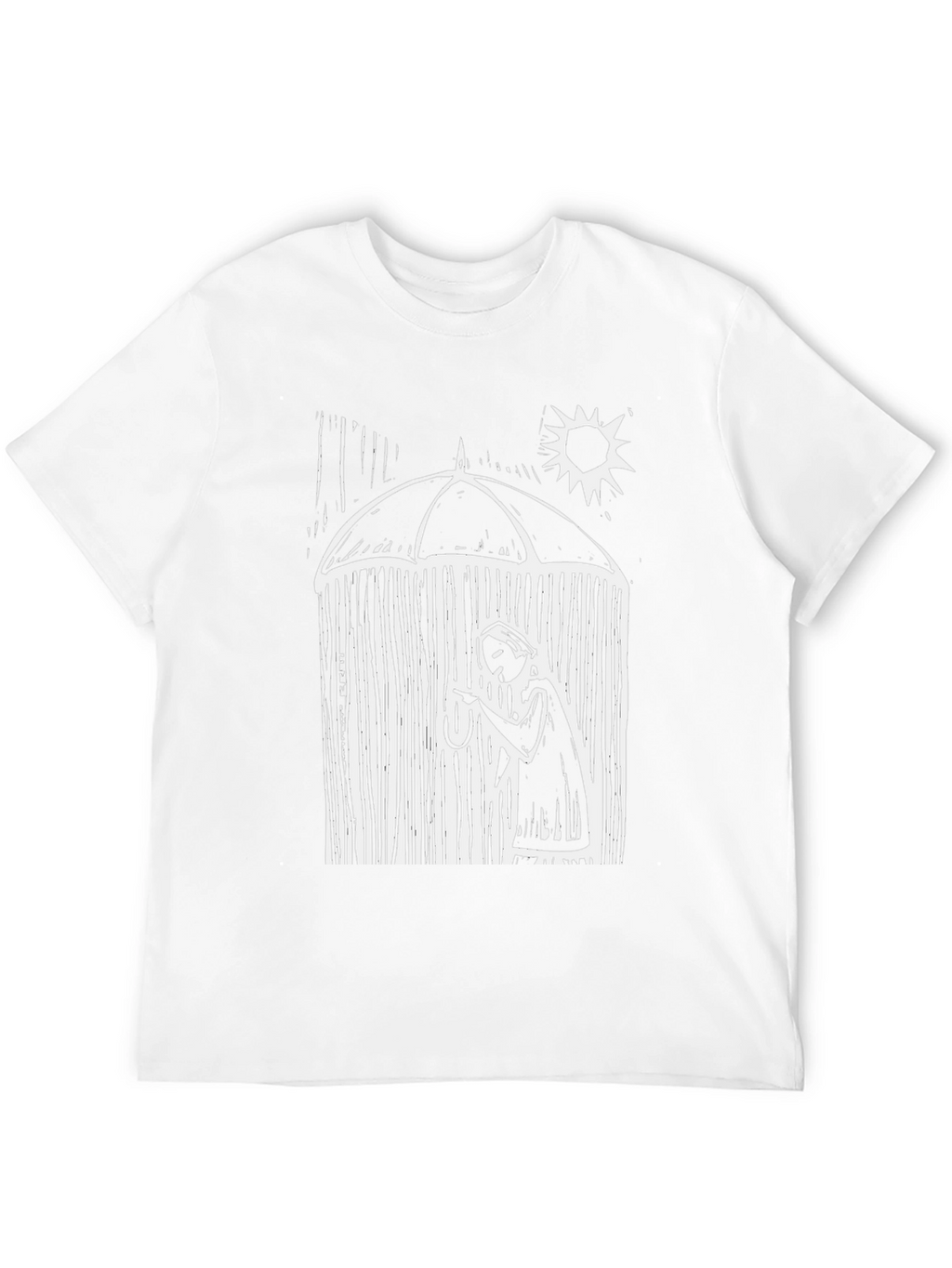 Rainy Day Graphic Tee - Unique Design