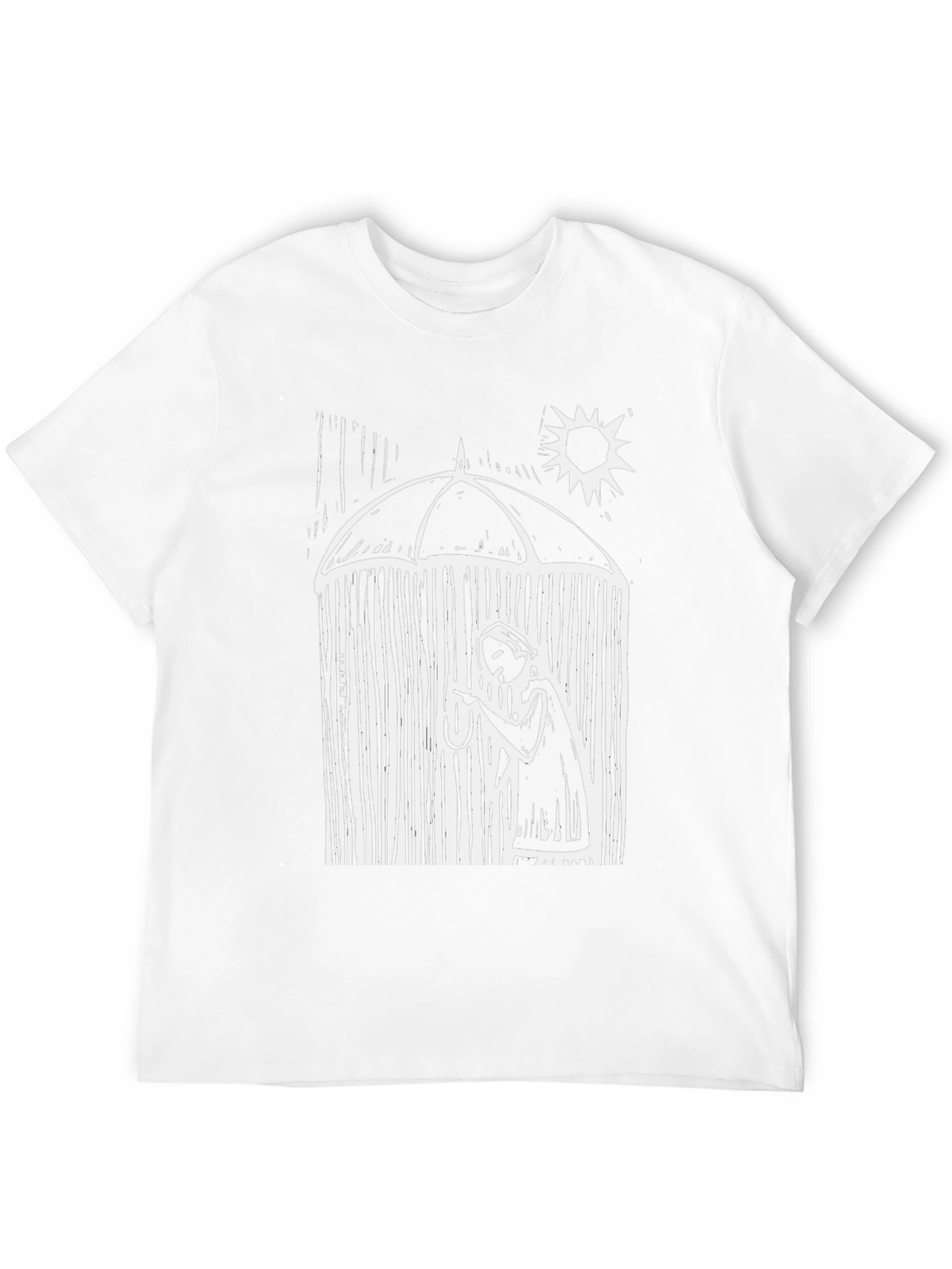 Rainy Day Graphic Tee - Unique Design