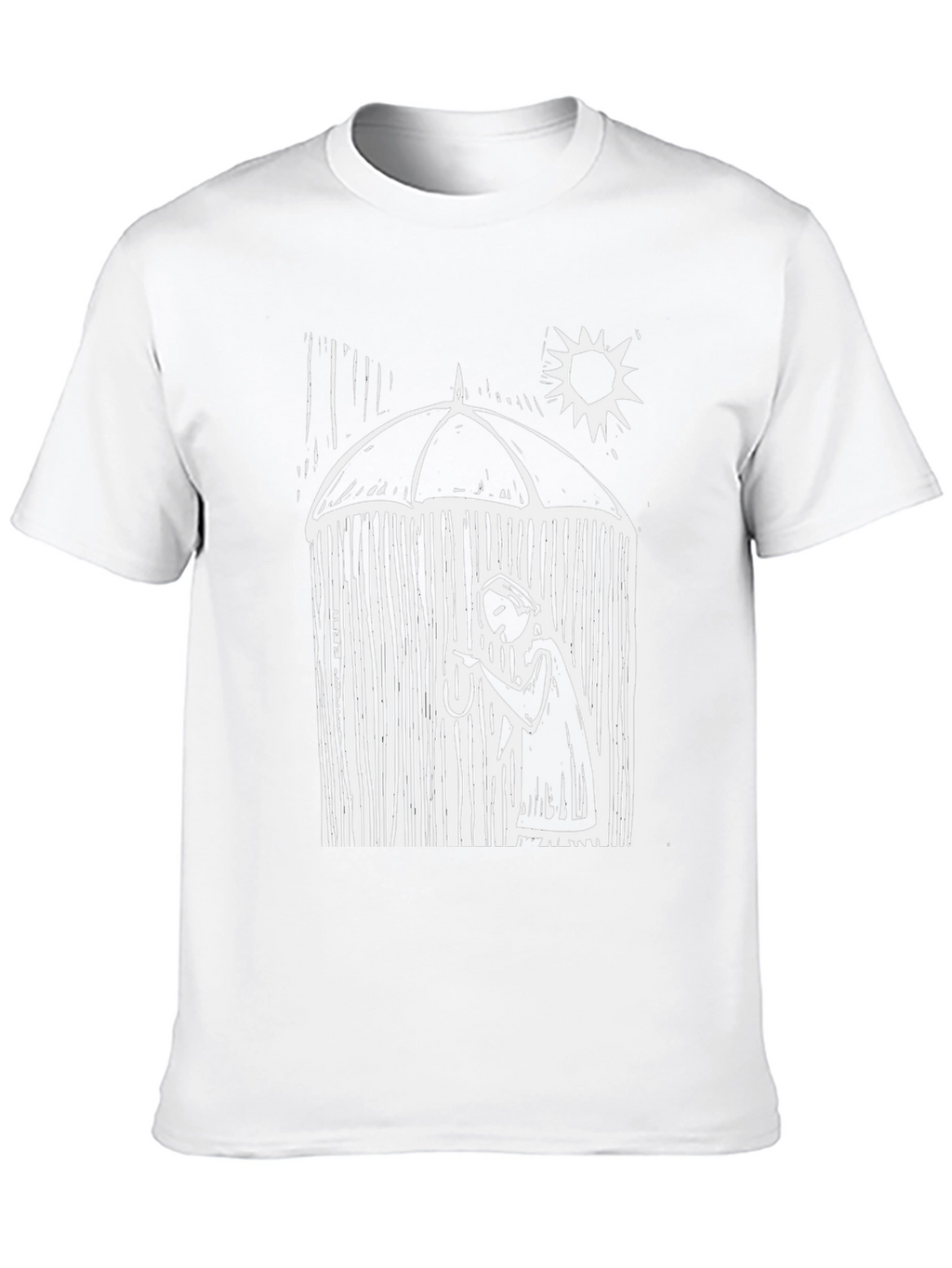 Rainy Day Graphic Tee - Unique Design