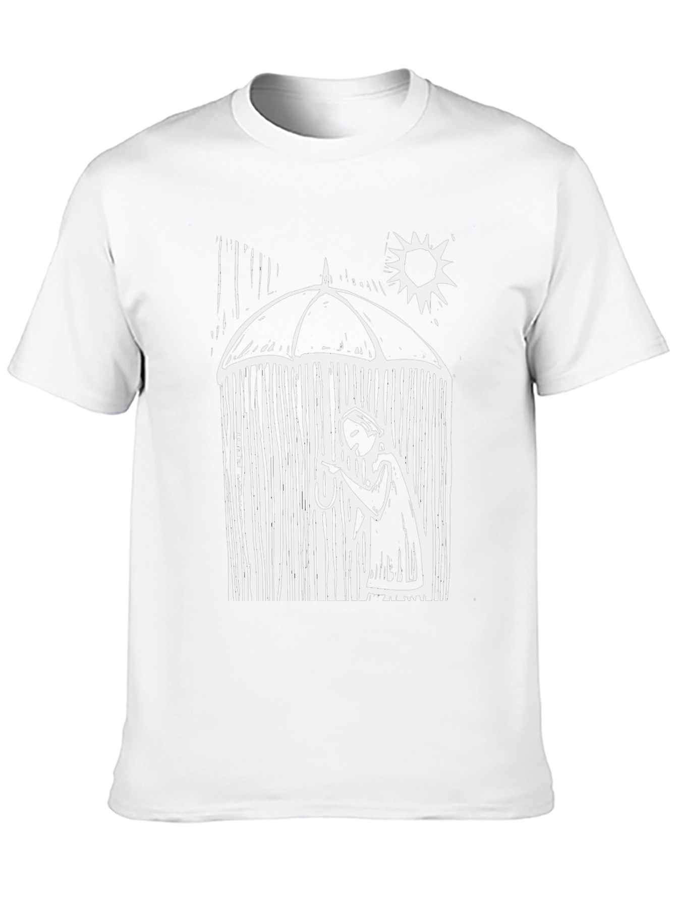 Rainy Day Graphic Tee - Unique Design