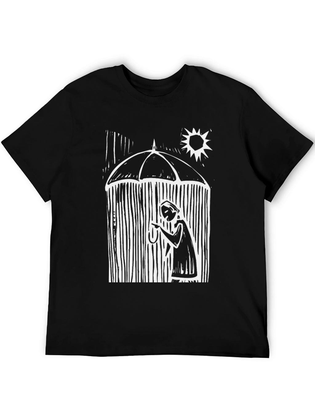 Rainy Day Graphic Tee - Unique Design