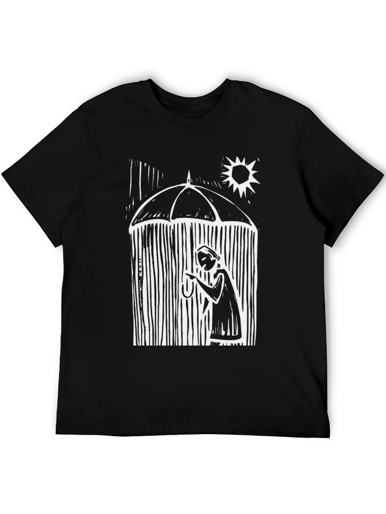 Rainy Day Graphic Tee - Unique Design