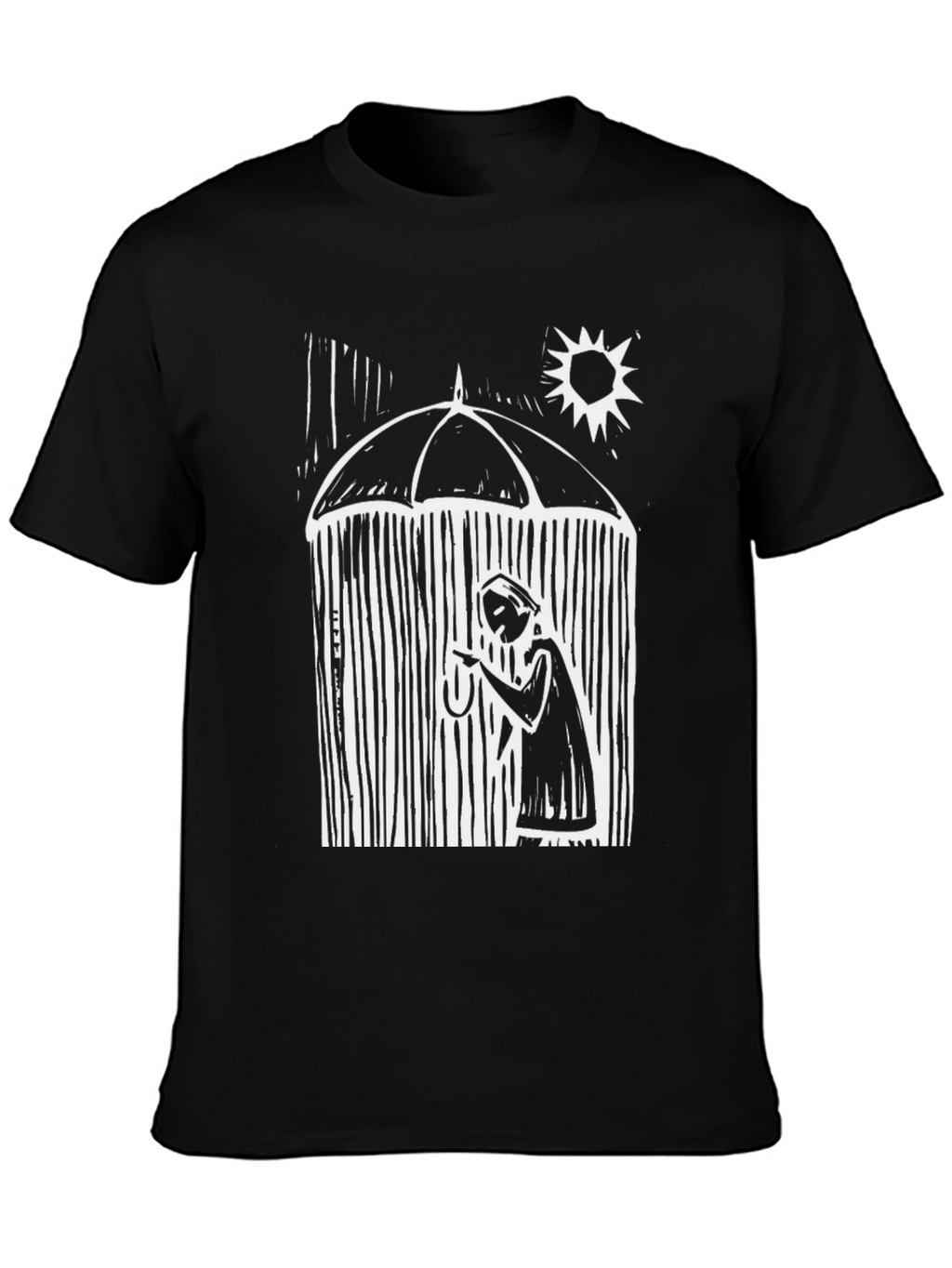 Rainy Day Graphic Tee - Unique Design