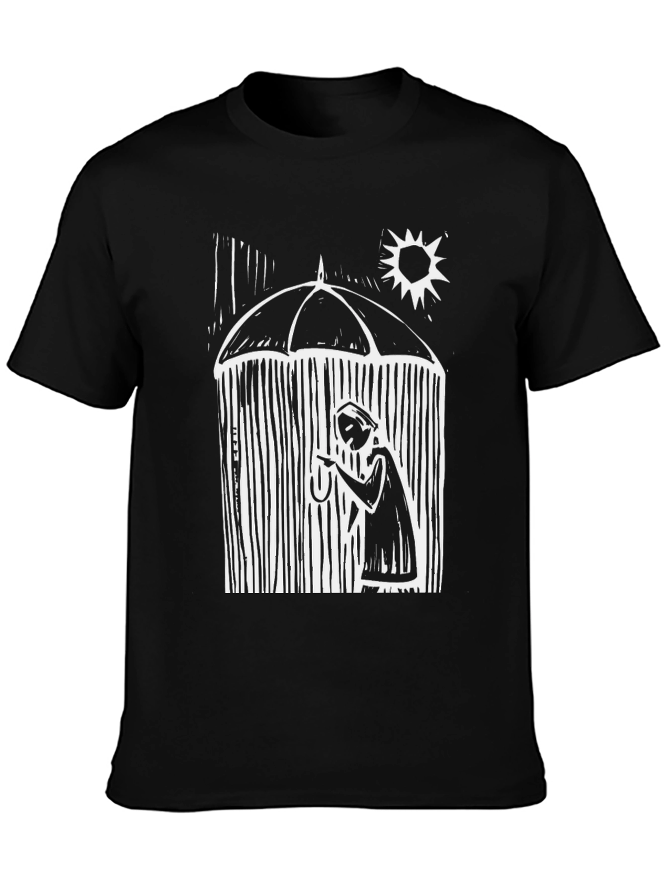 Rainy Day Graphic Tee - Unique Design