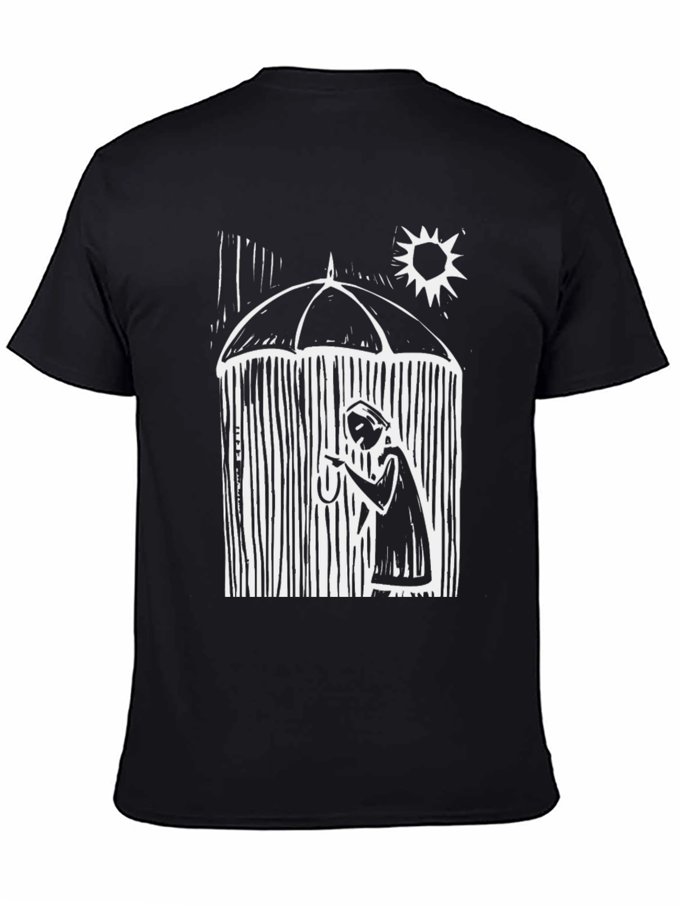 Rainy Day Graphic Tee - Unique Design