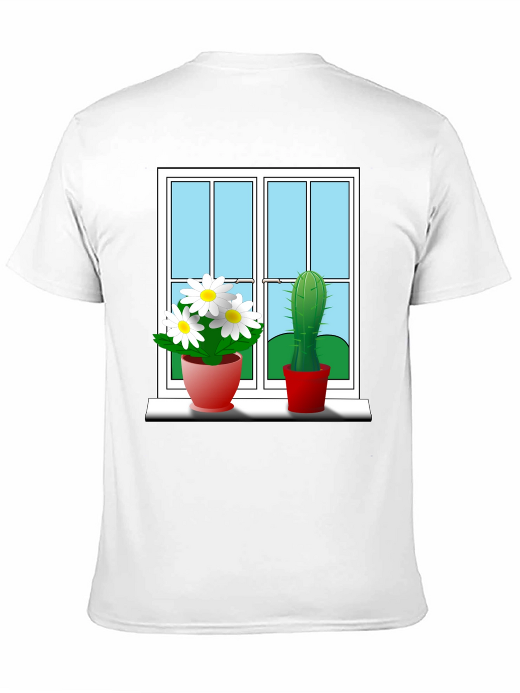 Window Plants Graphic Tee - Stylish & Unique!