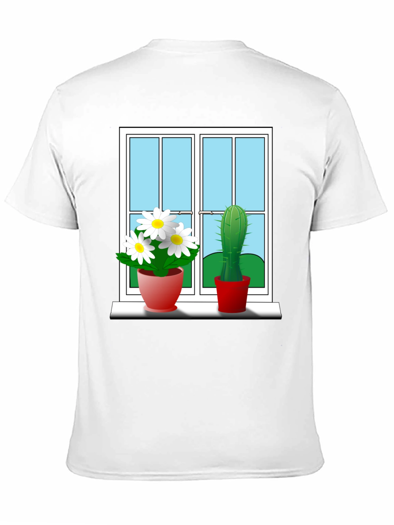 Window Plants Graphic Tee - Stylish & Unique!