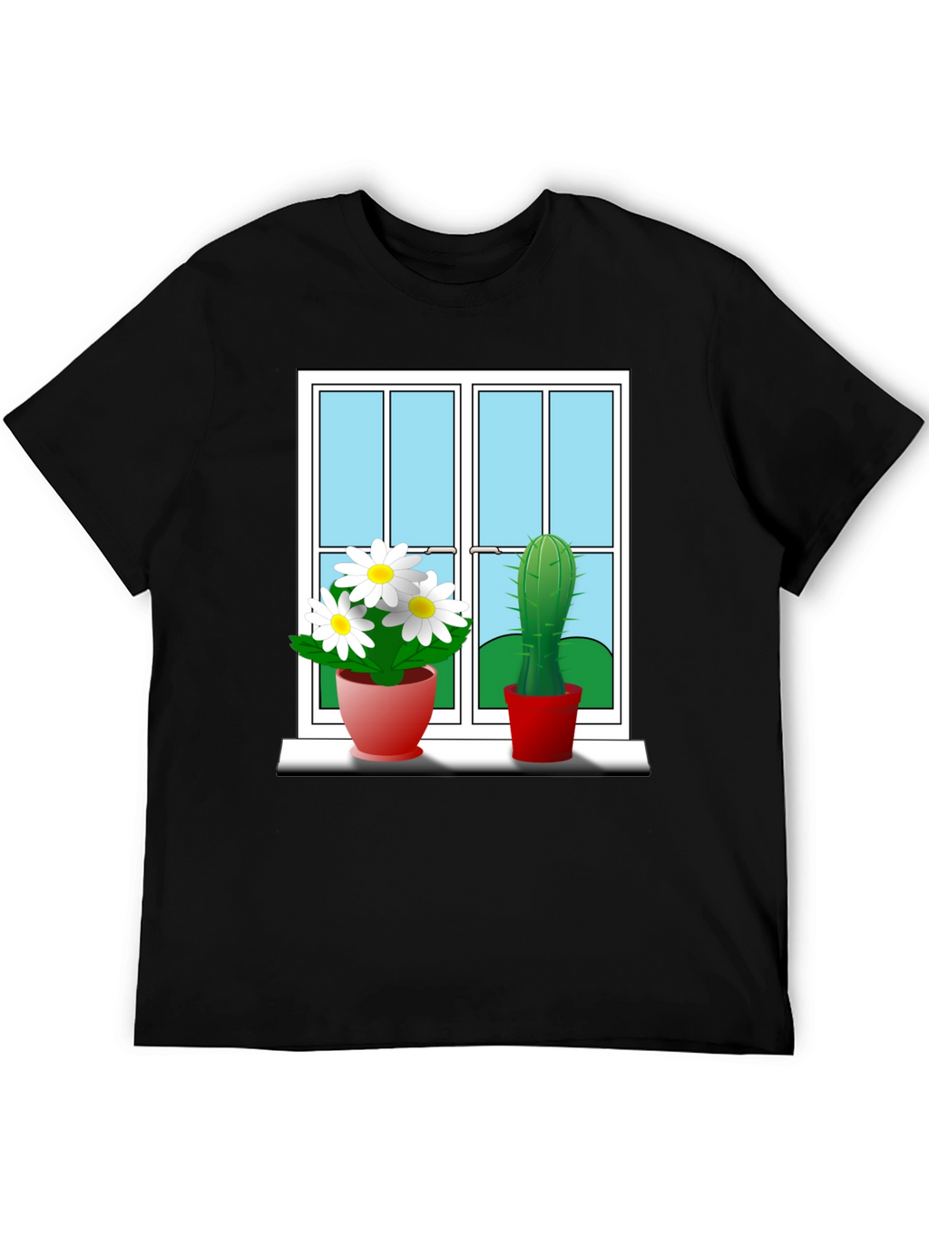 Window Plants Graphic Tee - Stylish & Unique!