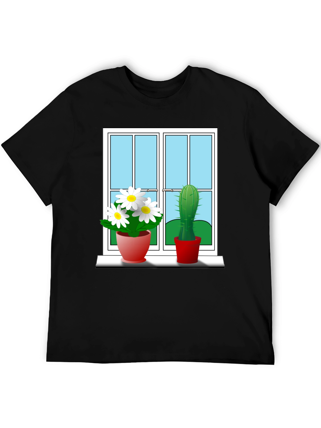 Window Plants Graphic Tee - Stylish & Unique!