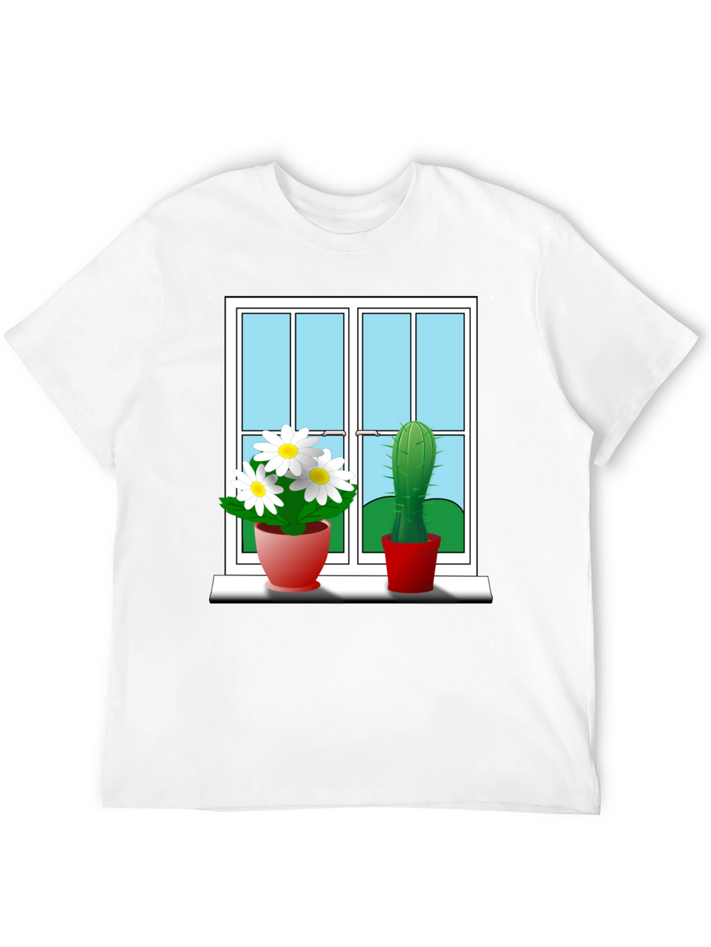 Window Plants Graphic Tee - Stylish & Unique!