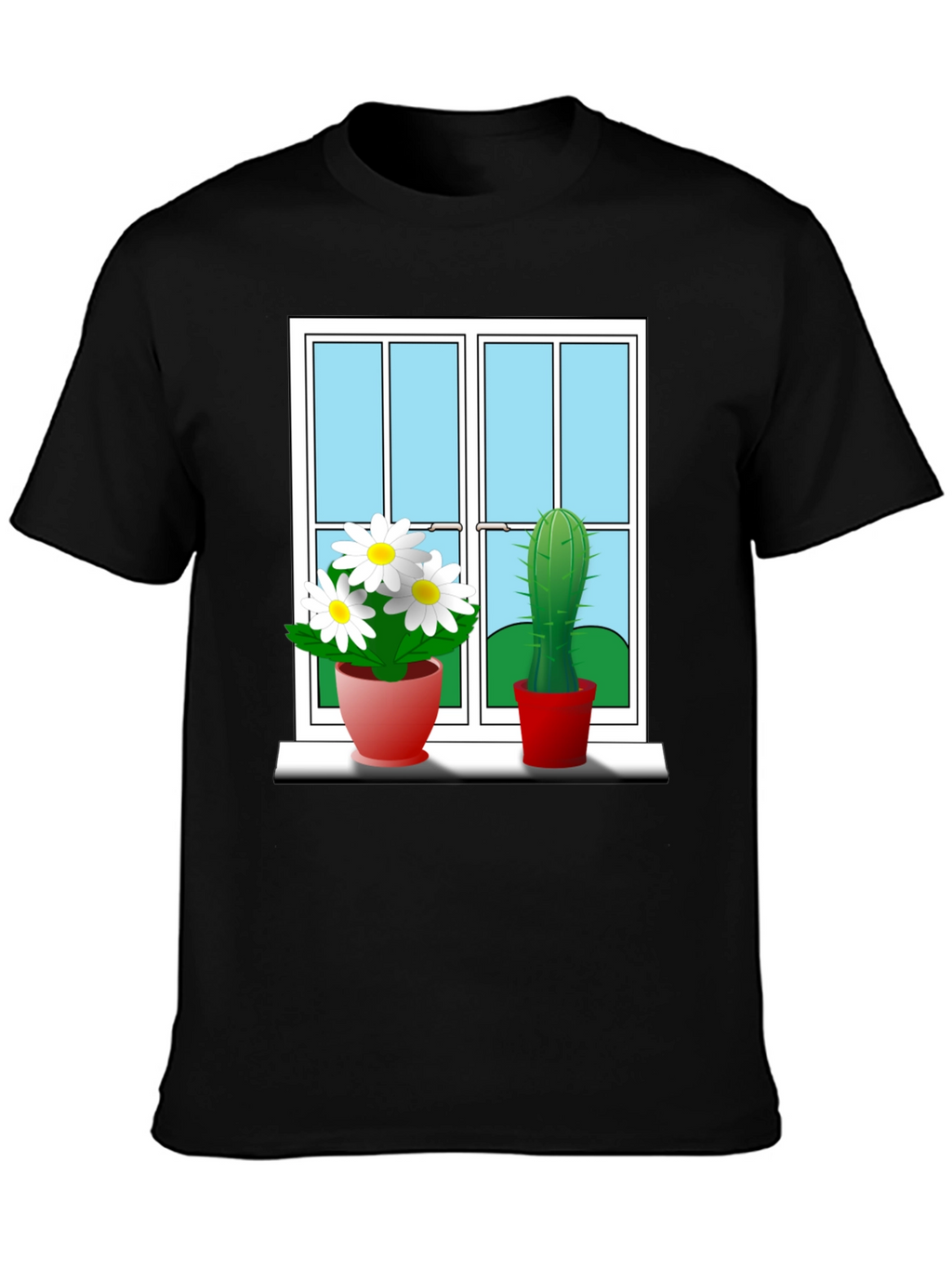 Window Plants Graphic Tee - Stylish & Unique!