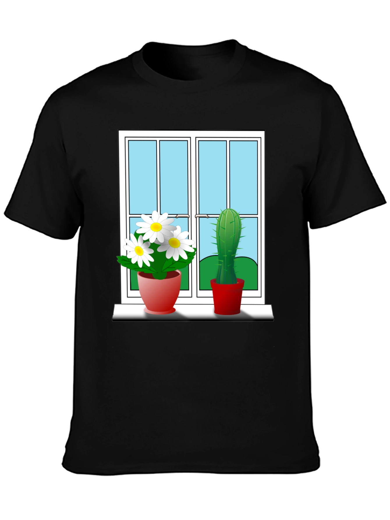Window Plants Graphic Tee - Stylish & Unique!