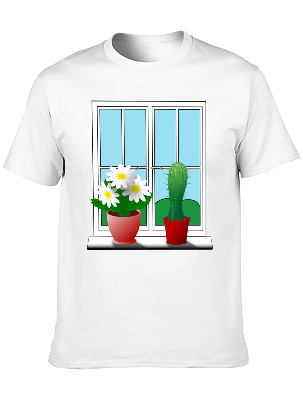 Window Plants Graphic Tee - Stylish & Unique!