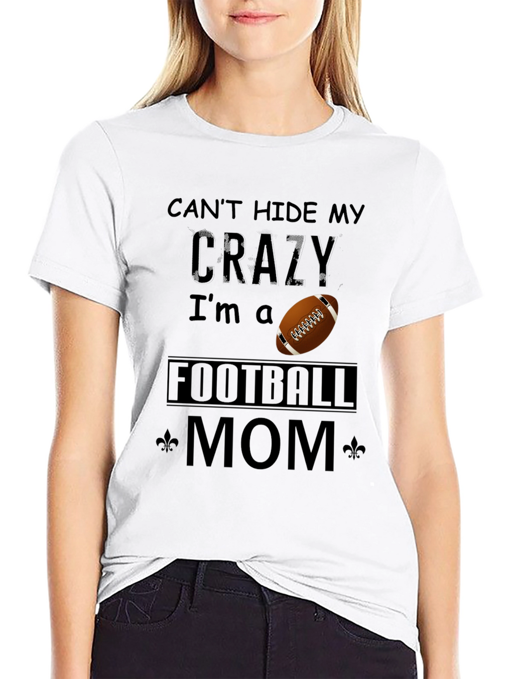 Crazy Football Mom T-Shirt