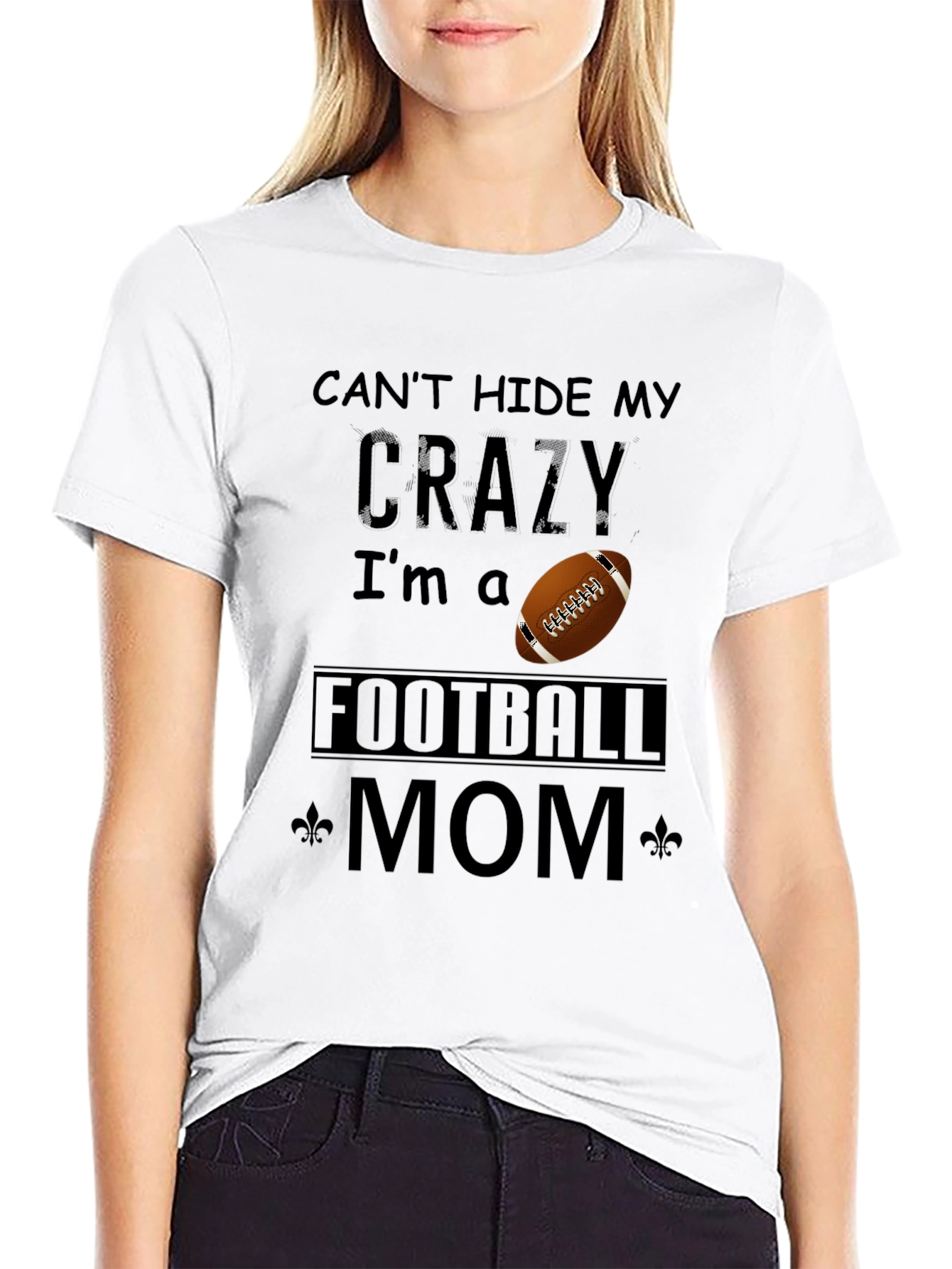 Crazy Football Mom T-Shirt