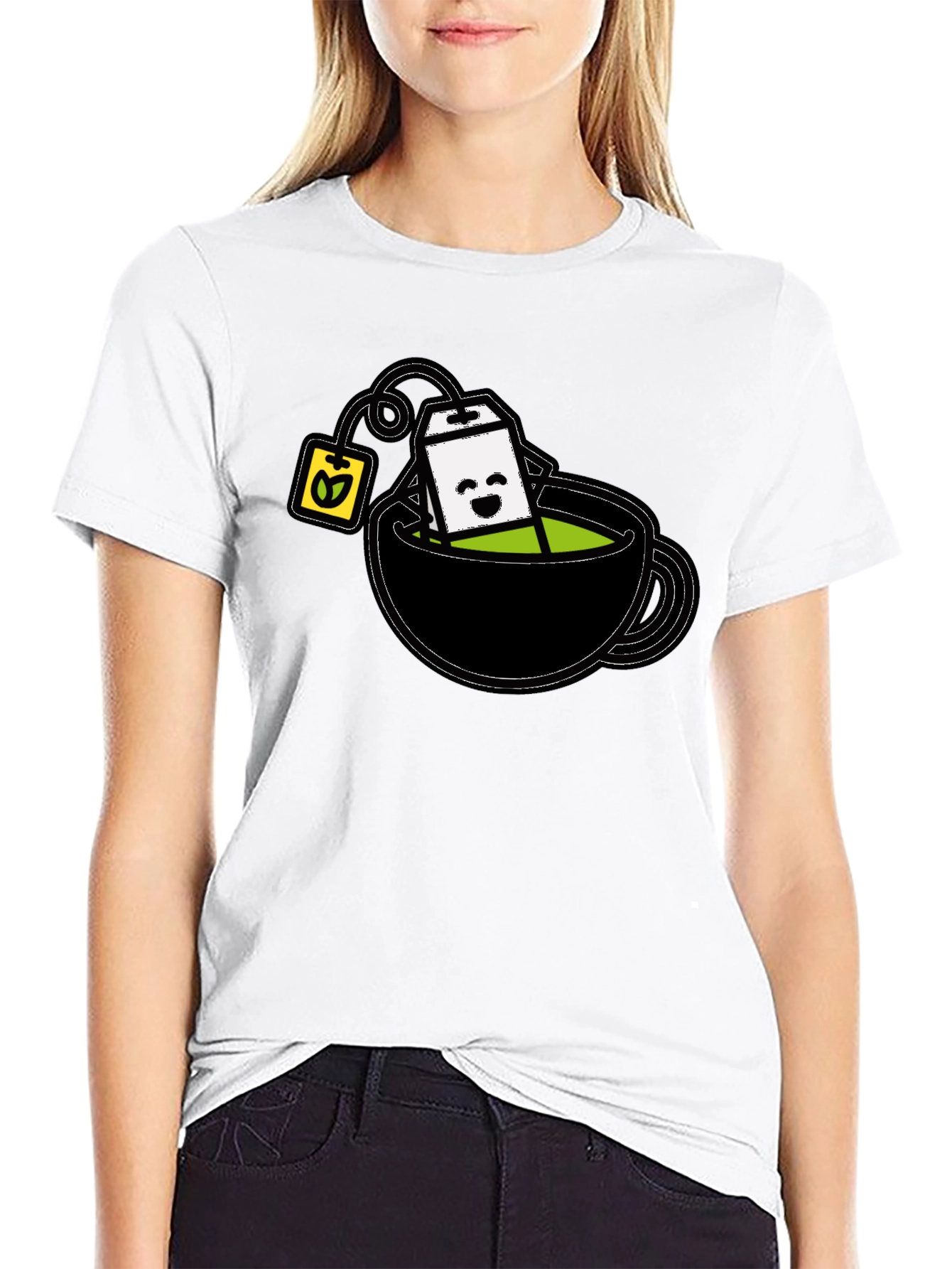 Cute Tea Cup T-Shirt - Kawaii Tea Time Tee
