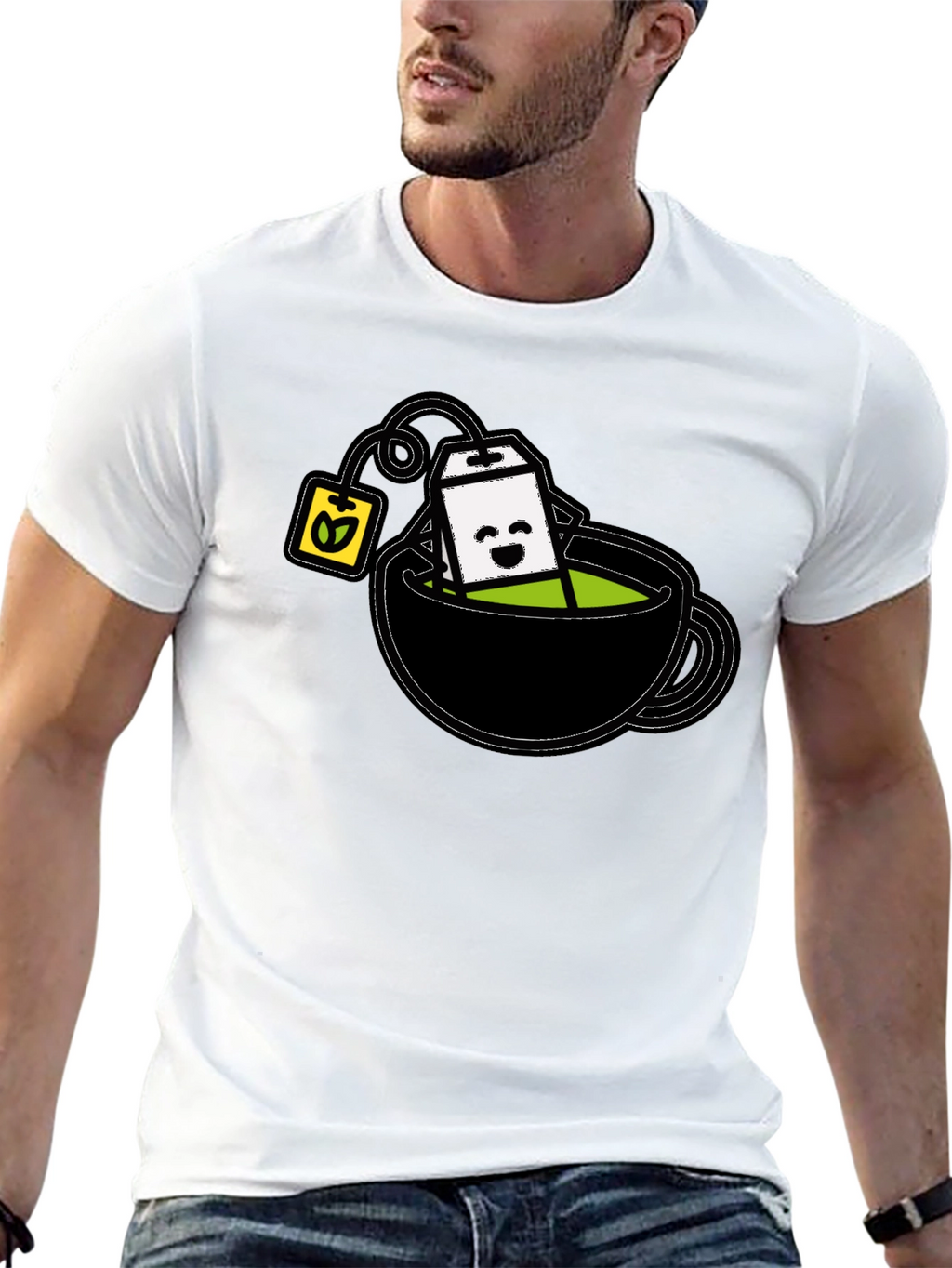 Cute Tea Cup T-Shirt - Kawaii Tea Time Tee