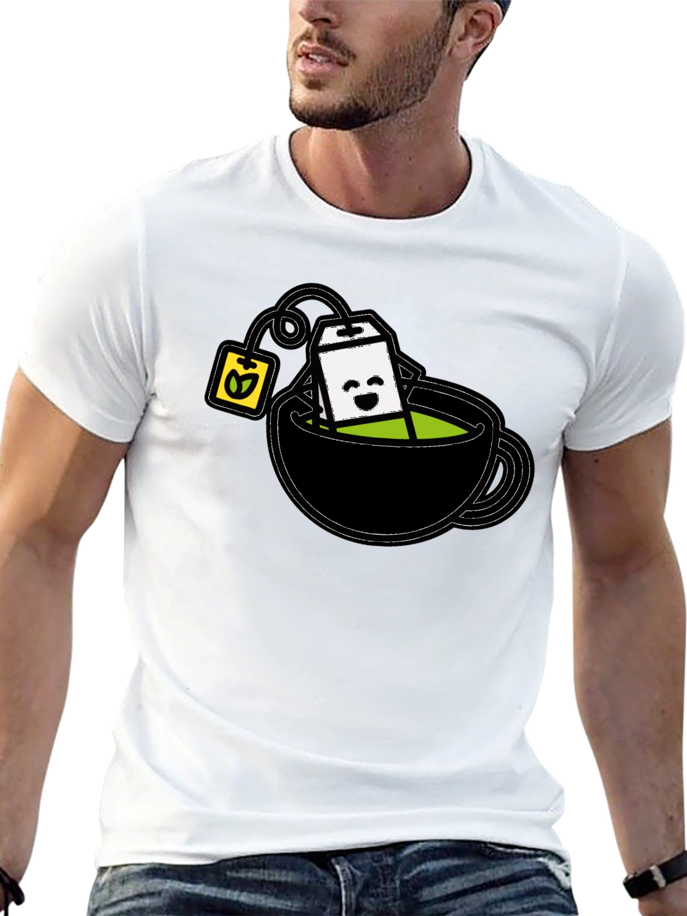 Cute Tea Cup T-Shirt - Kawaii Tea Time Tee