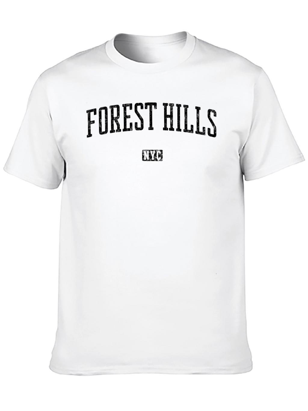 Forest Hills NYC Black T-Shirt
