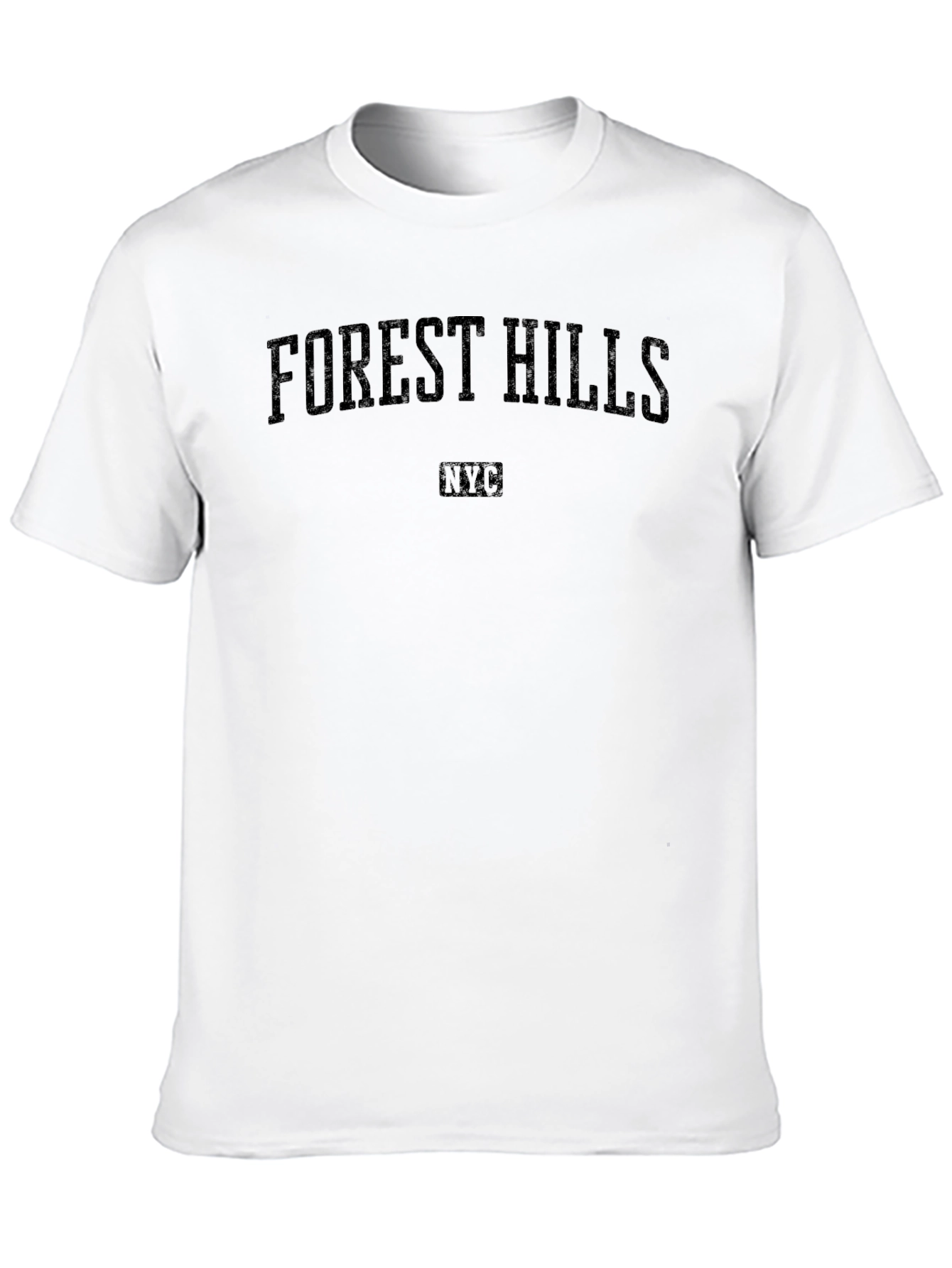 Forest Hills NYC Black T-Shirt