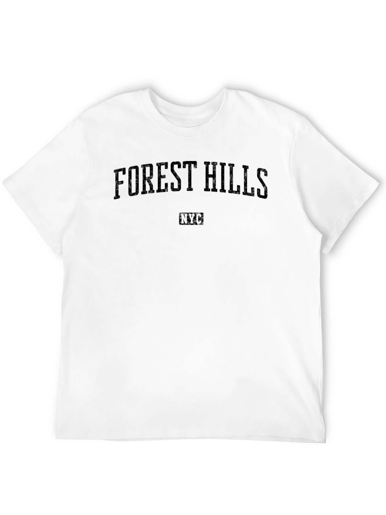Forest Hills NYC Black T-Shirt