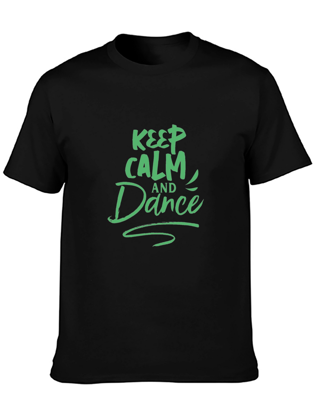 Keep Calm and Dance Black T-Shirt