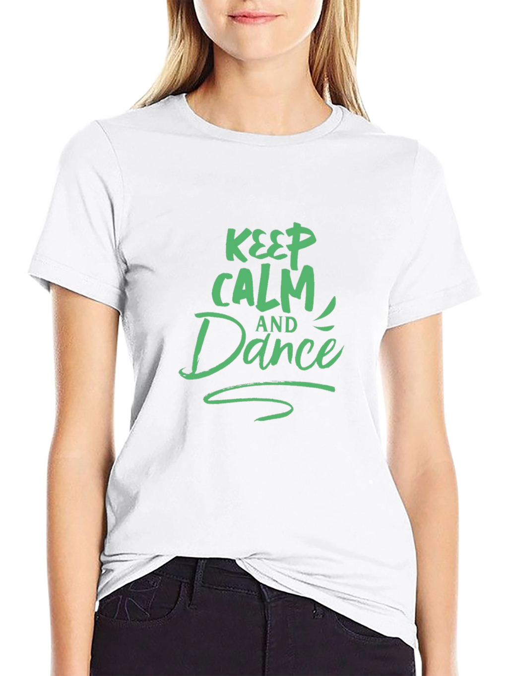 Keep Calm and Dance Black T-Shirt