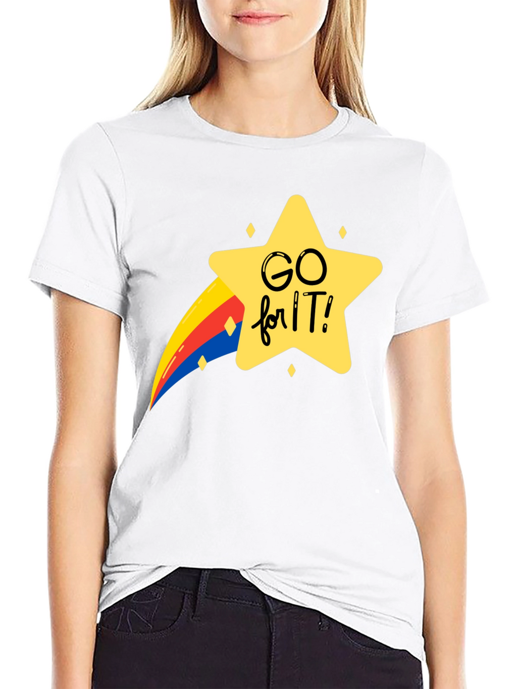 Go For It Graphic Tee - Black