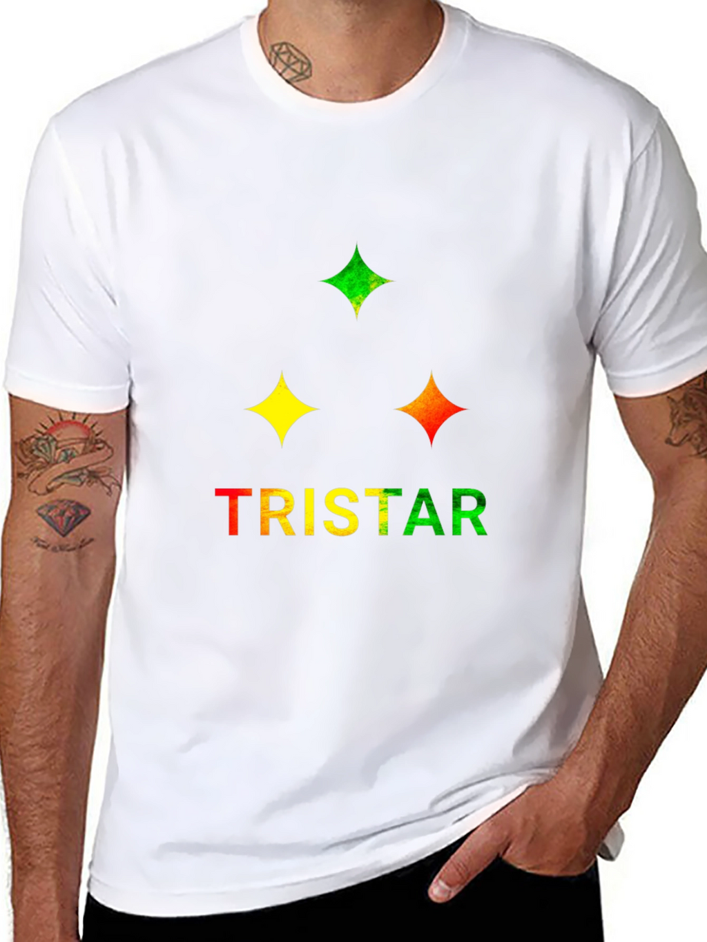 TriStar Graphic Tee - Stylish & Comfortable