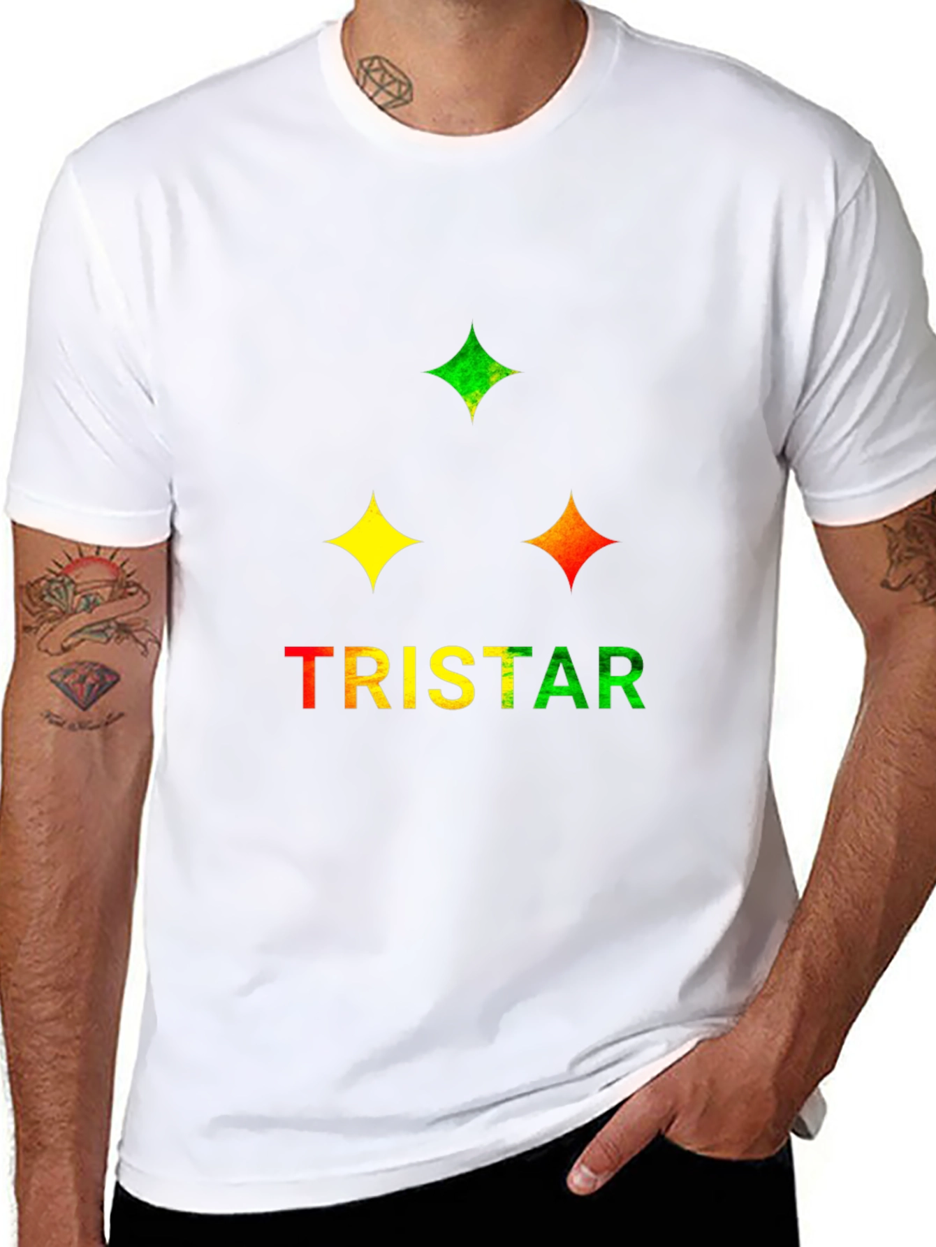 TriStar Graphic Tee - Stylish & Comfortable
