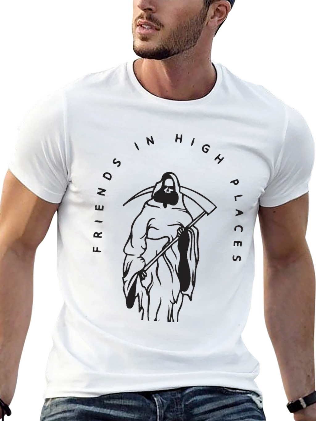 Grim Reaper Tee: Friends in High Places