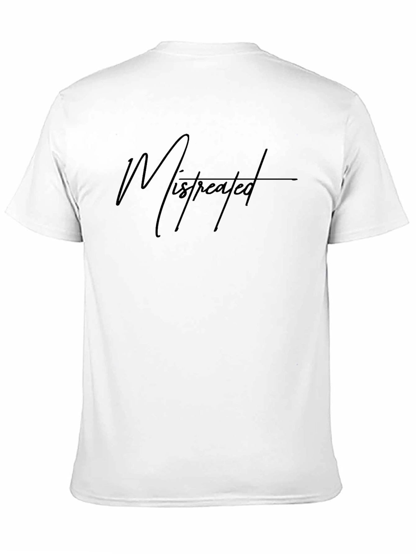 Mistreated Graphic T-Shirt - Soft Black Tee