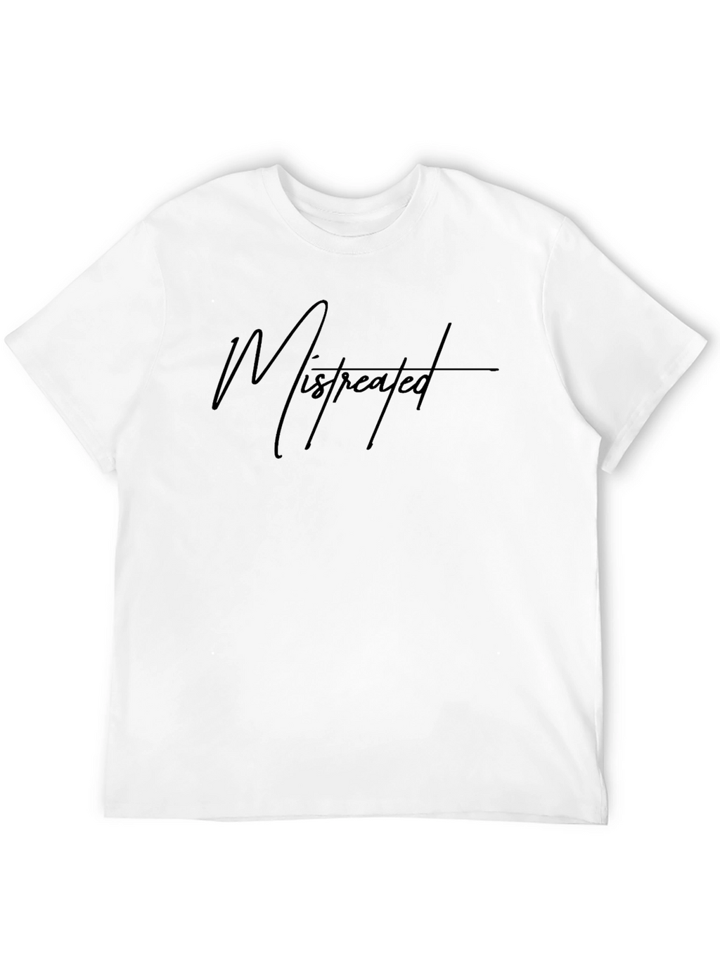 Mistreated Graphic T-Shirt - Soft Black Tee