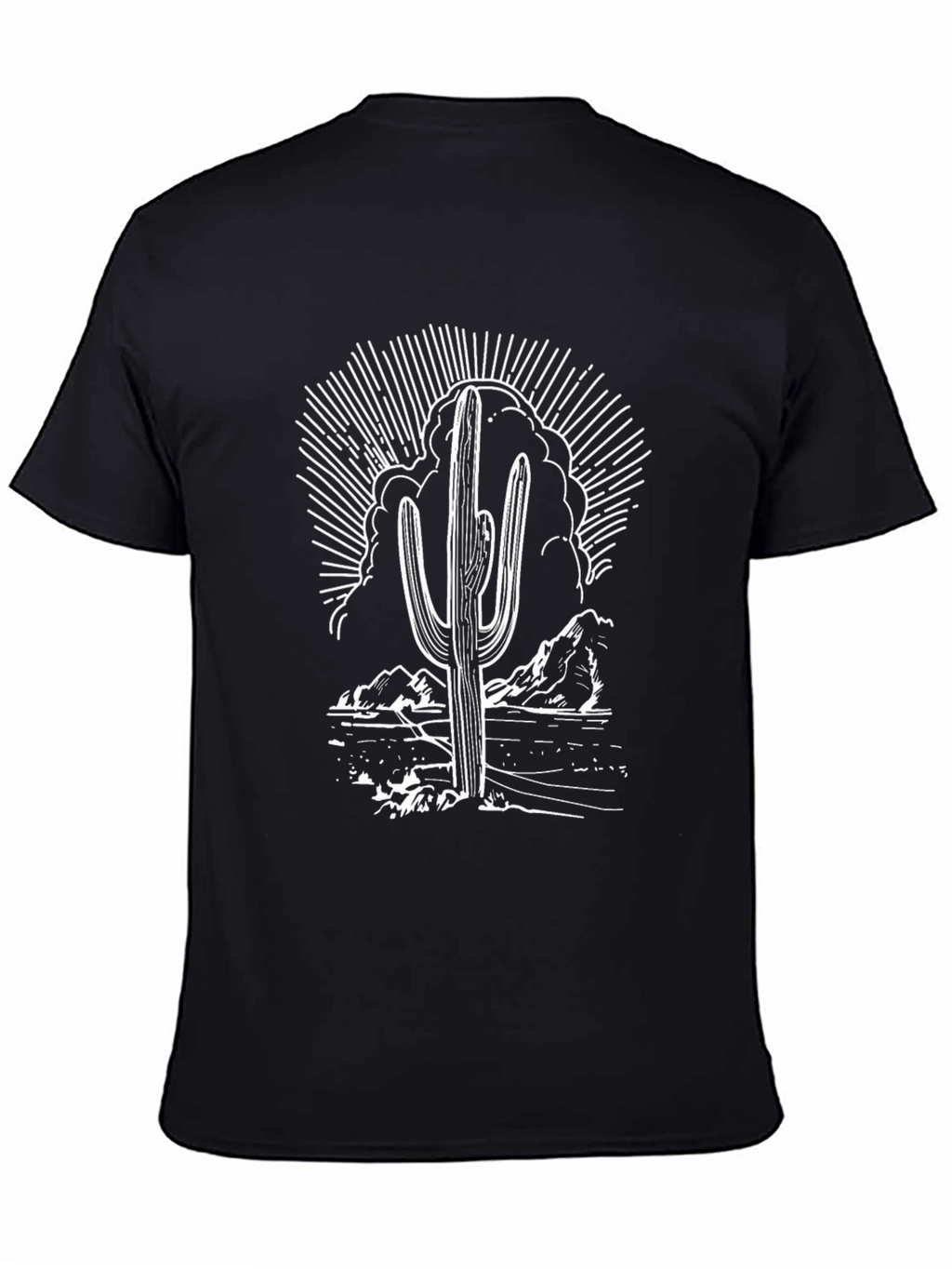 Cactus Desert Graphic Print T-Shirt
