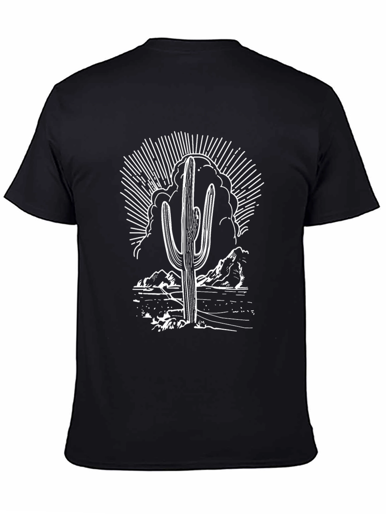 Cactus Desert Graphic Print T-Shirt