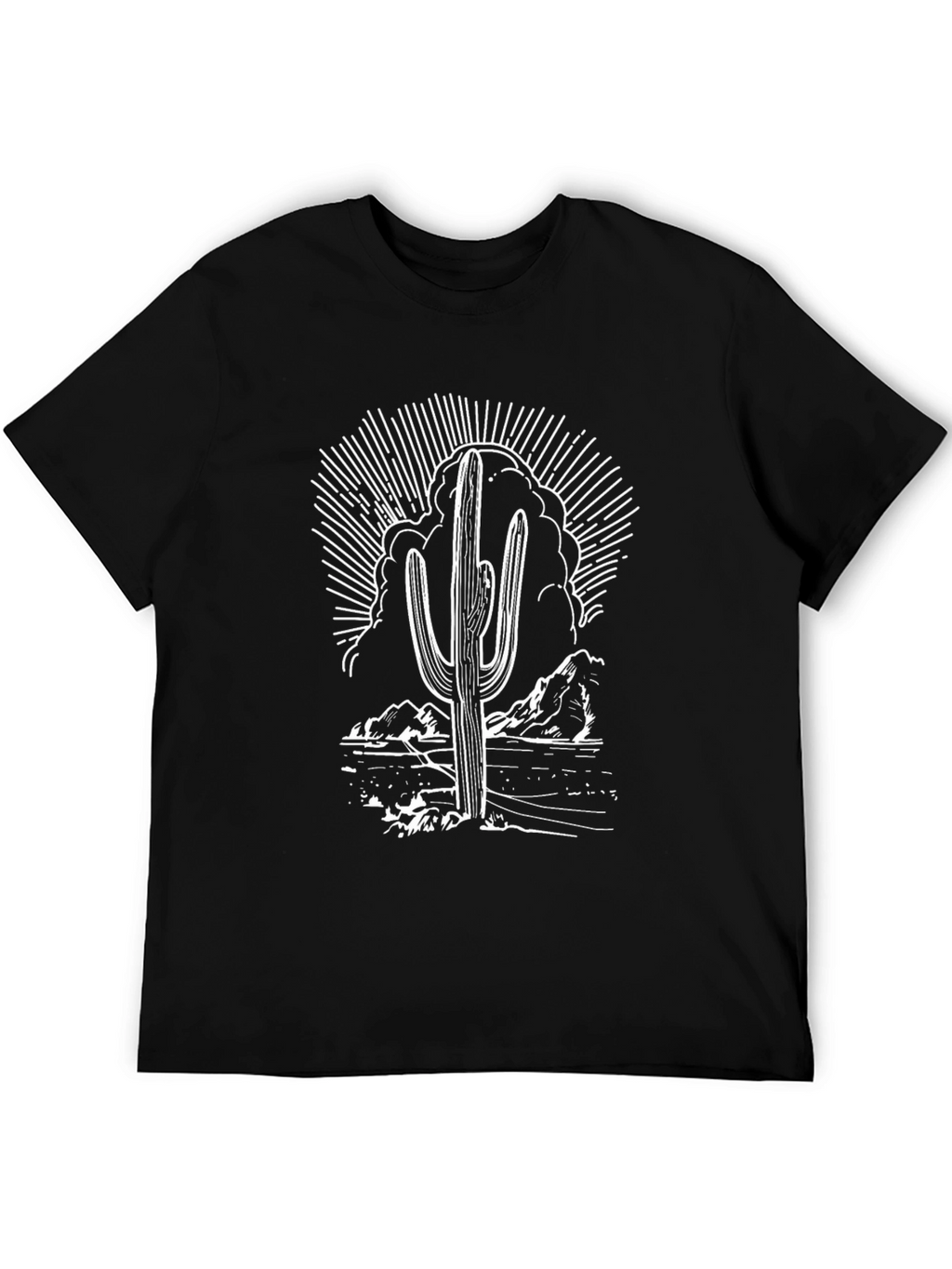 Cactus Desert Graphic Print T-Shirt
