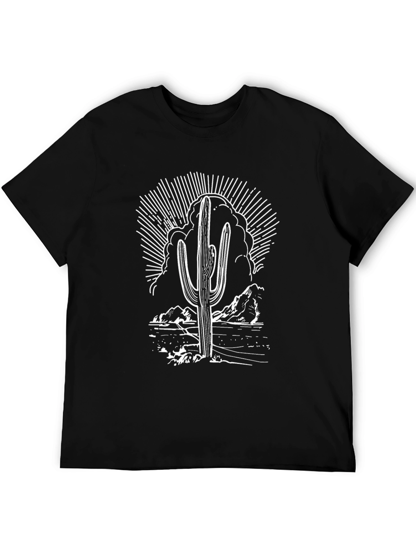 Cactus Desert Graphic Print T-Shirt