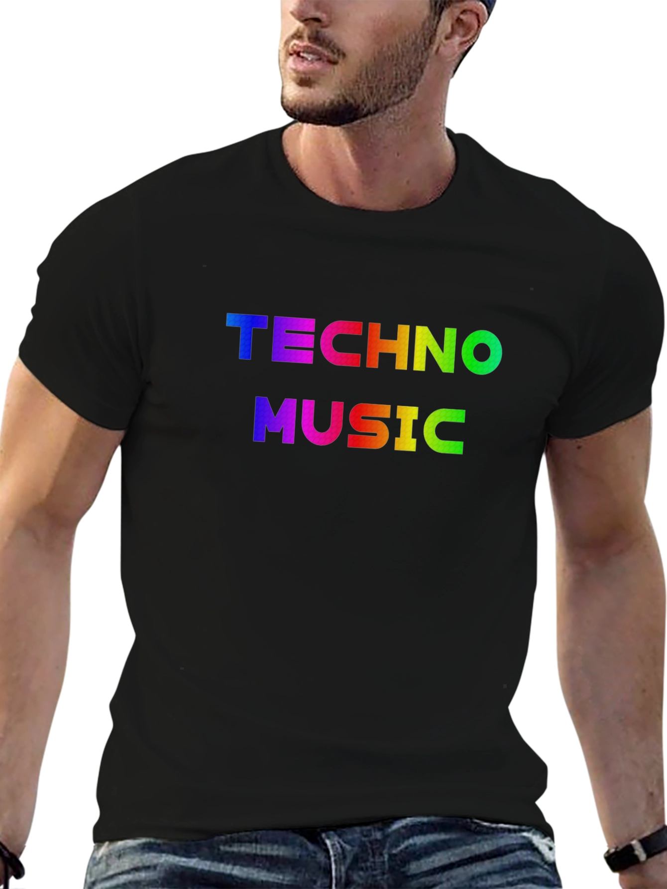 Techno Music Rainbow T-Shirt