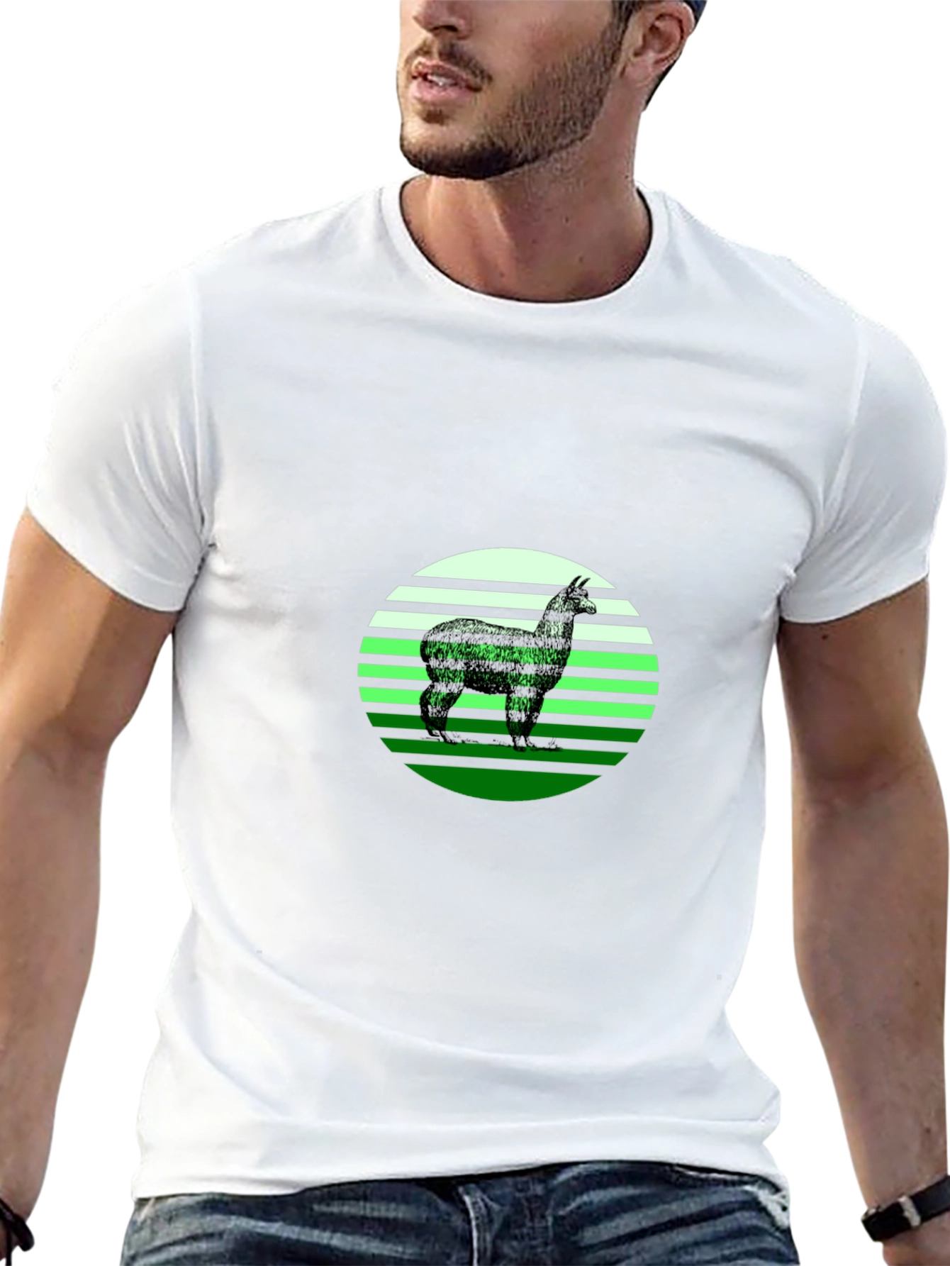 Llama Graphic Tee - Cool Casual Style