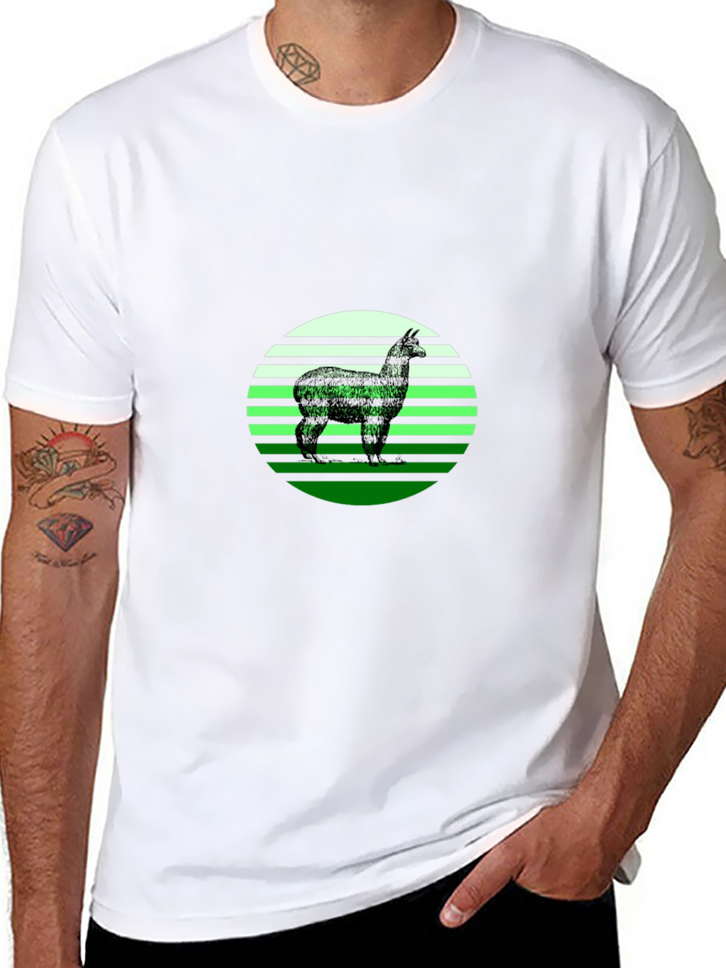 Llama Graphic Tee - Cool Casual Style