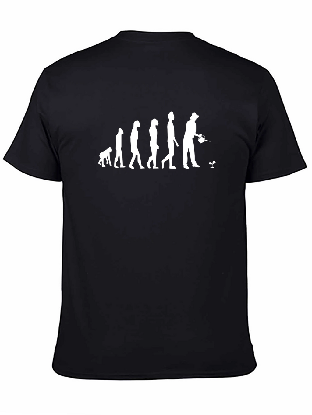 Evolution of Gardener T-Shirt - Black Cotton Tee