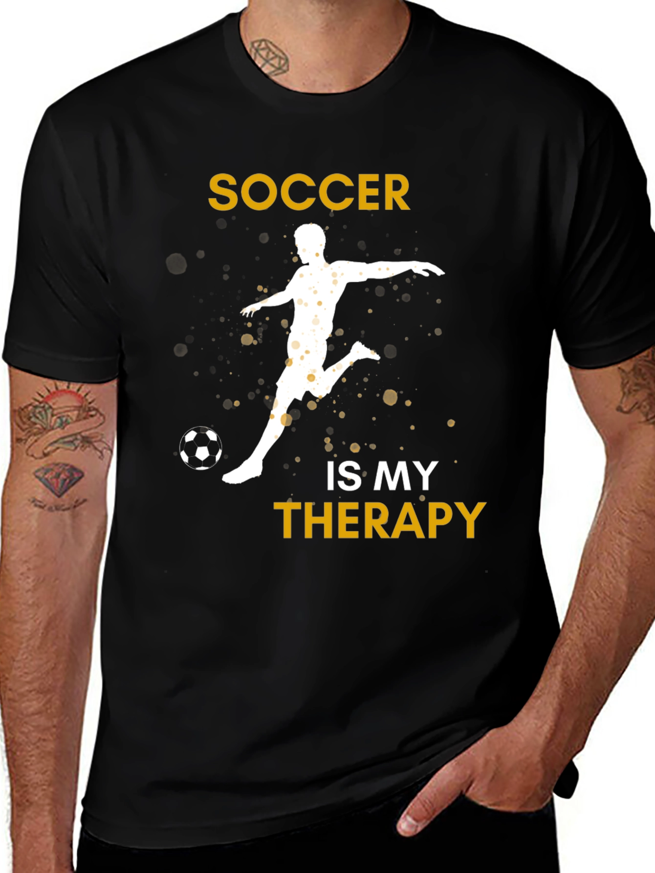 Soccer Is My Therapy Graphic T-Shirt