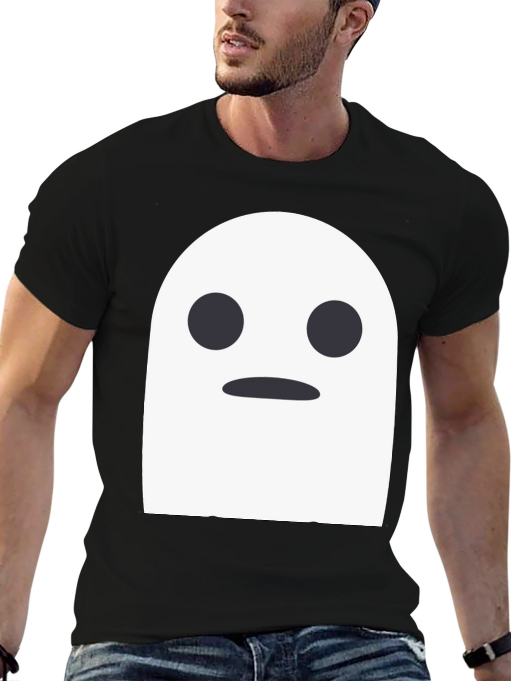 Ghost Graphic Tee -  Spooky Season Shirt