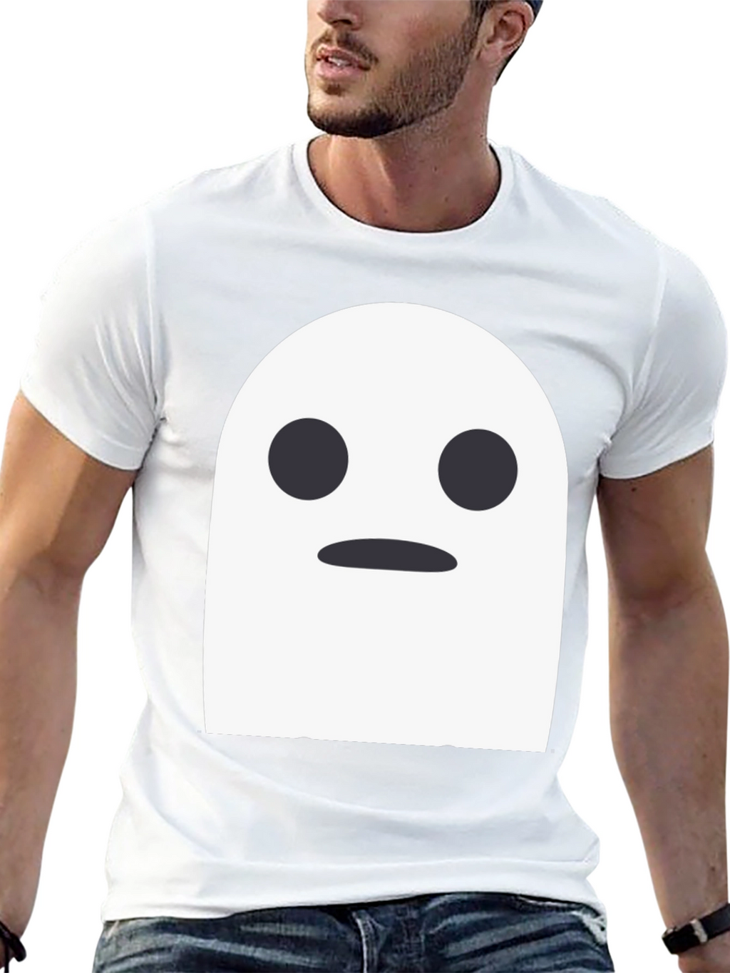 Ghost Graphic Tee -  Spooky Season Shirt
