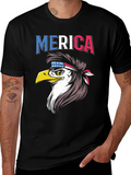 Patriotic Eagle T-Shirt - Merica Design
