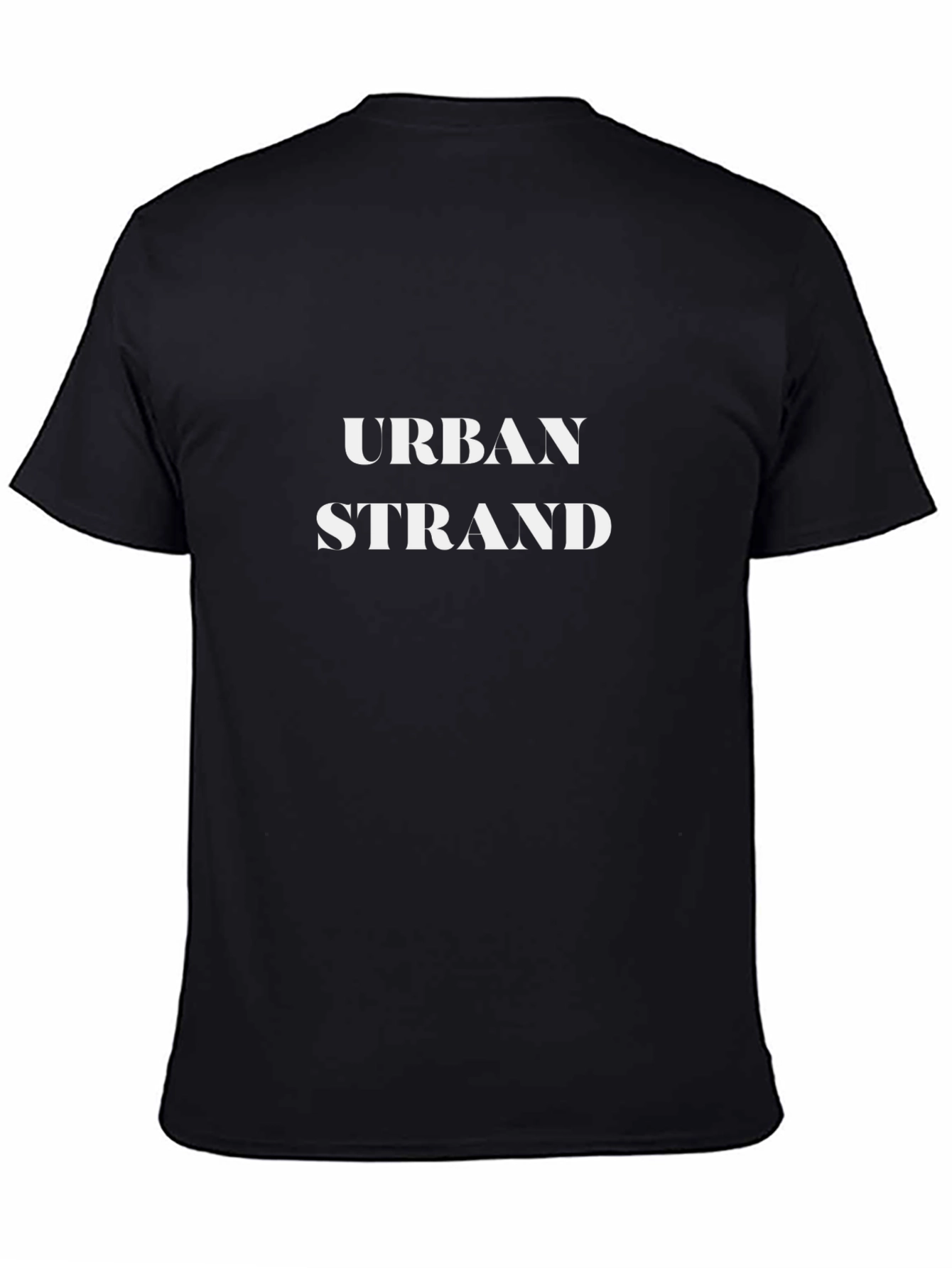 Urban Strand Black Graphic Tee