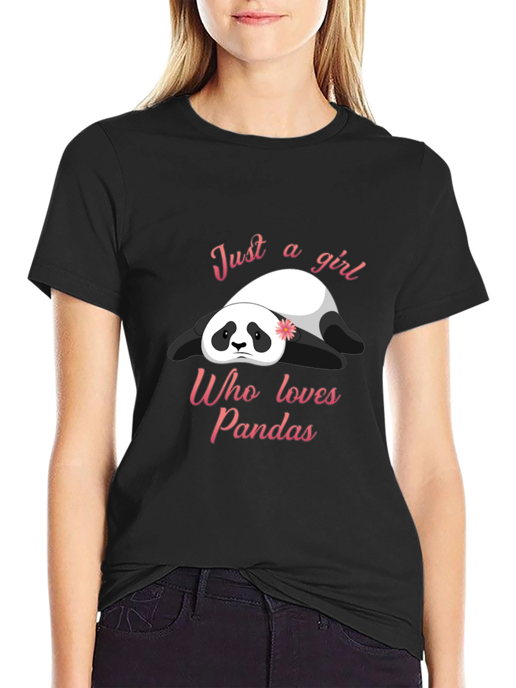 Panda Lover T-Shirt - Cute Girls Panda Graphic Tee