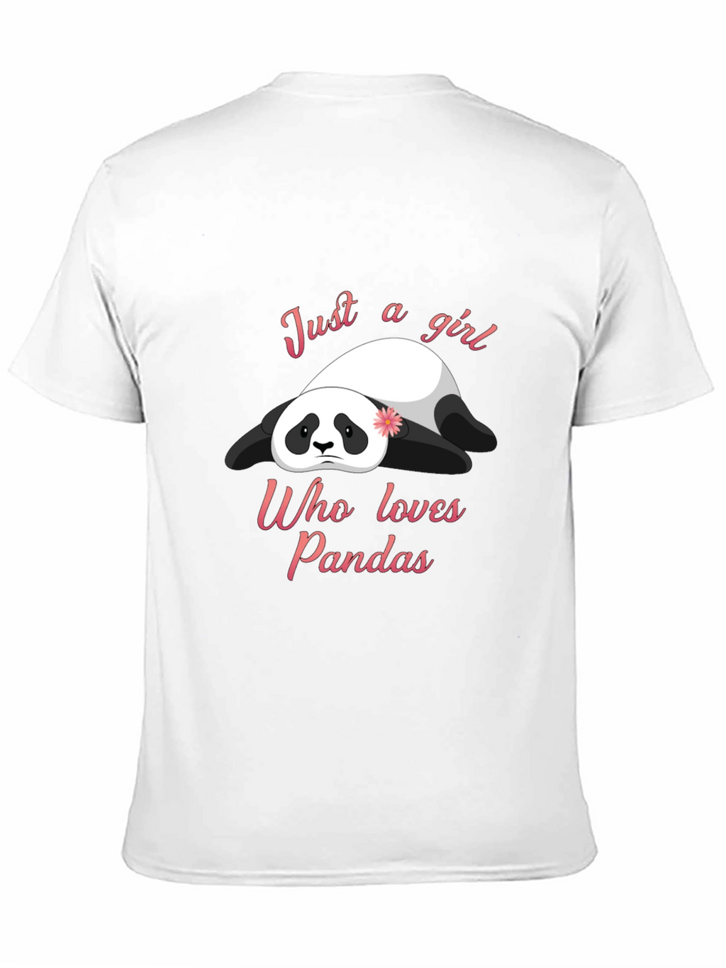 Panda Lover T-Shirt - Cute Girls Panda Graphic Tee