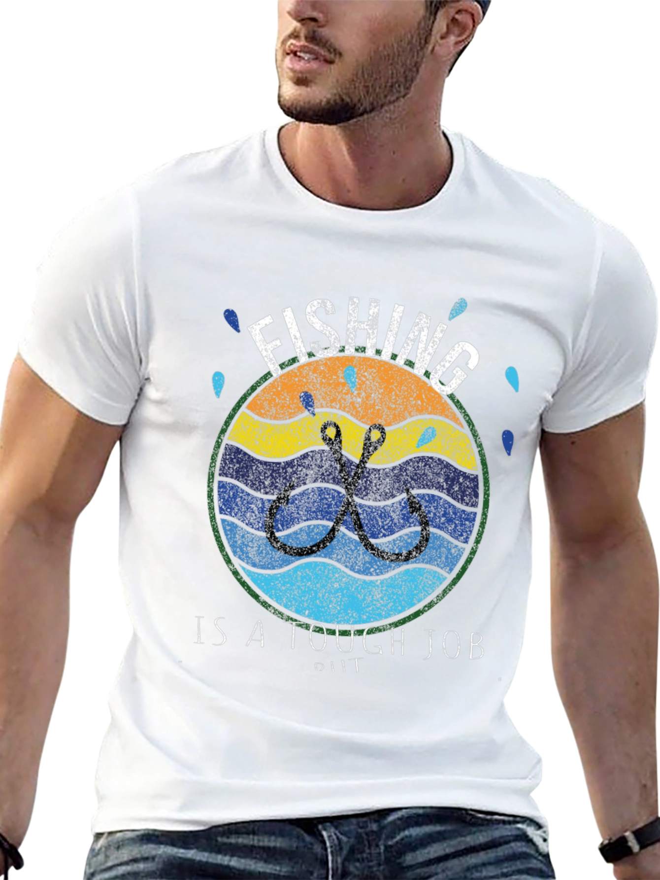 Fishing is a Tough Job T-Shirt